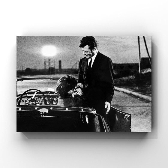 Image 1 of La Dolce Vita de Fellini (1960) - Photographie d'enregistrement du plateau de tournage