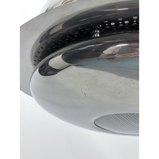 Image 1 of Lampe suspendue vintage Nictea en laiton nickelé par Afra et Tobia Scarpa pour Flos, 1960