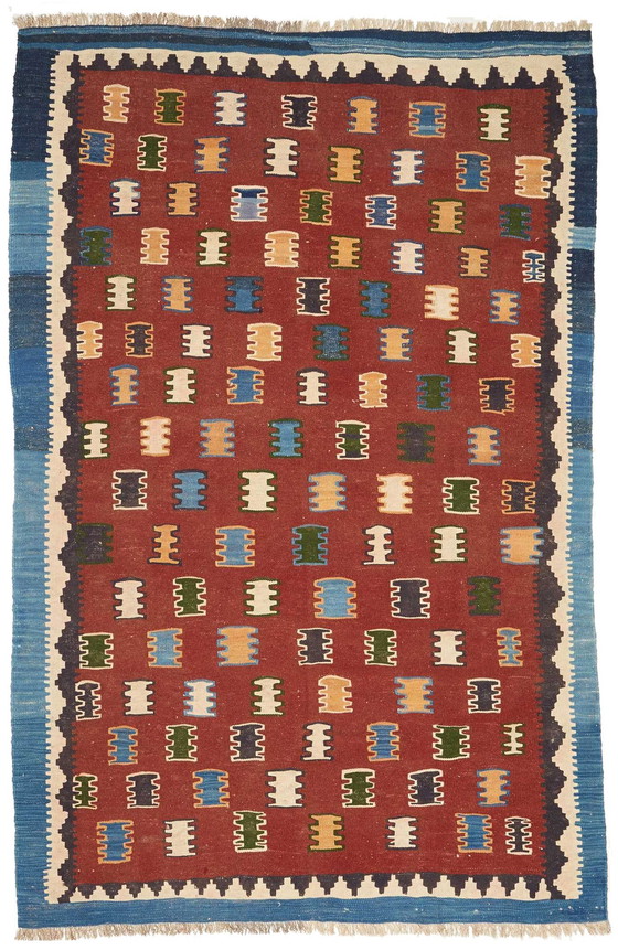 Image 1 of 1 X Fars Kilim Kashgaï - Orient Tissé à la main