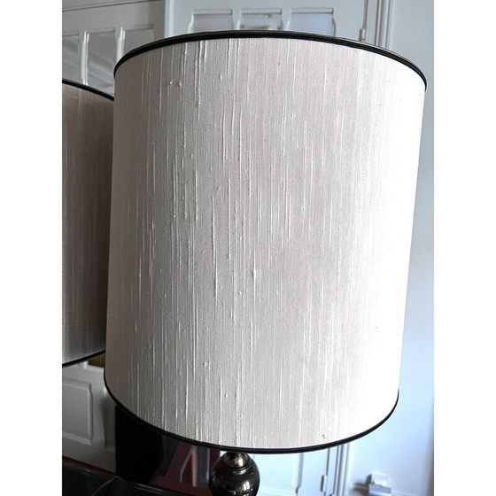 Image 1 of Paire de lampes Stiffel en laiton