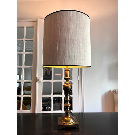 Image 1 of Paire de lampes Stiffel en laiton