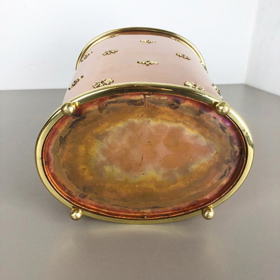 Image 1 of Porte-parapluie vintage en cuivre, Allemagne