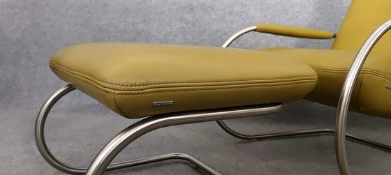 Image 1 of Koinor Sesssel + tabouret Mid Century 60Er Danish Design Vintage Retro 60S Lounge Chair Armchair Leather