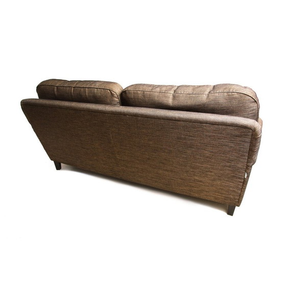 Image 1 of Canapé 3 places Tamaris "Howards" en tissu marron glacé - années 2000