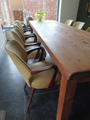 8 X Chaises de salle à manger avec dossier Marque Polonio