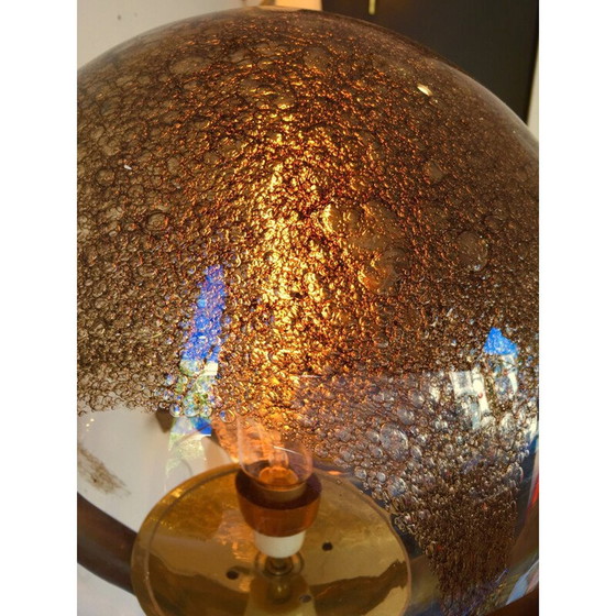 Image 1 of Paire d'appliques Saturne en verre de Murano - années 1980
