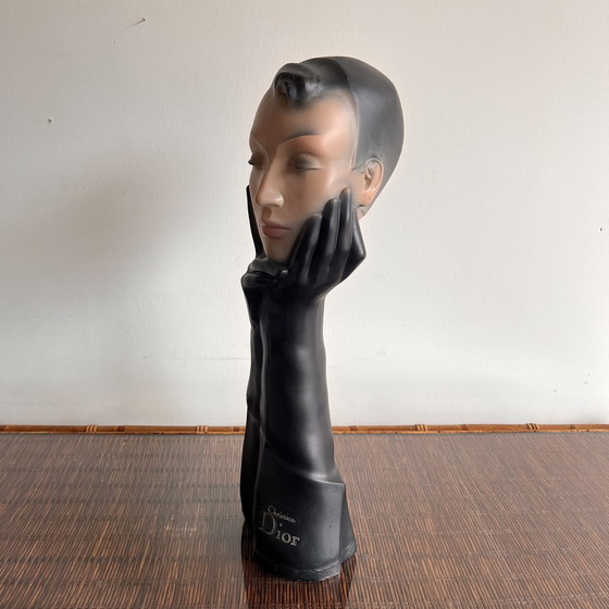 Image 1 of Christian Dior Mannequin Image Publicité Display 50's