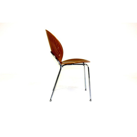 Image 1 of Ensemble de 4 chaises de table modèle vintage. 3298 Trinidad Nanna Ditzel Danemark 1960