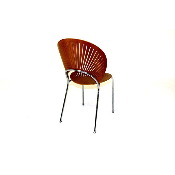 Image 1 of Ensemble de 4 chaises de table modèle vintage. 3298 Trinidad Nanna Ditzel Danemark 1960