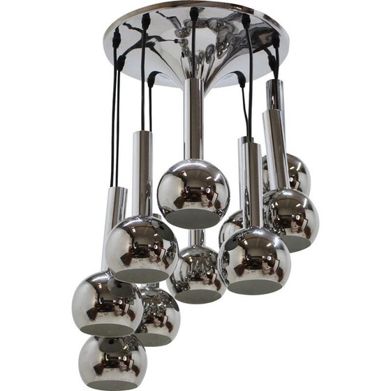 Image 1 of Suspension cascade vintage en chrome, 1970
