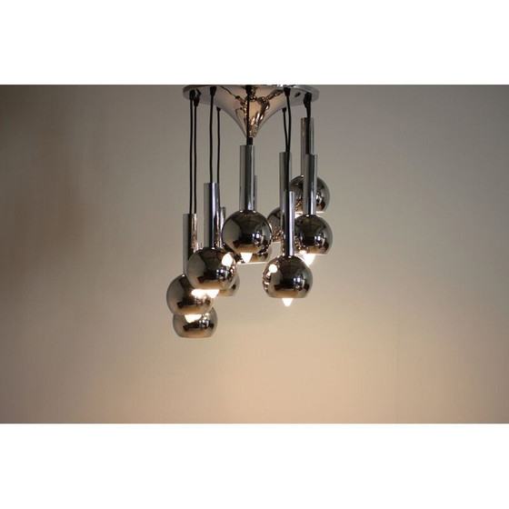 Image 1 of Suspension cascade vintage en chrome, 1970