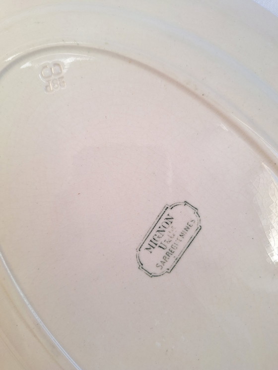 Image 1 of Plat Ovale Mignon Sarreguemines