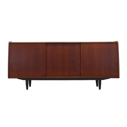 Buffet en teck, Design danois, 1970S, Production : Danemark