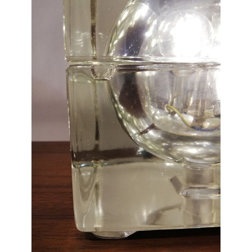 Lampe de table vintage "Cubosfera" par Alessandro Mendini, Italie 1968s