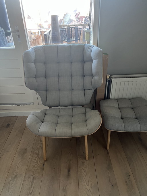 Norr11 Mammouth Chaise et tabouret Tabouret