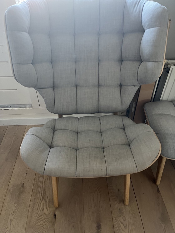 Image 1 of Norr11 Mammouth Chaise et tabouret Tabouret