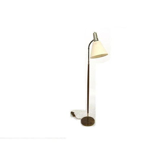 Image 1 of Lampadaire scandinave vintage en teck, Suède 1950