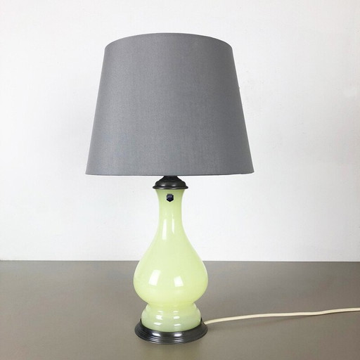 Lampe vintage en verre murano opalin par Cenedese Vetri, Italie 1960