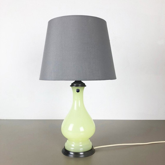 Image 1 of Lampe vintage en verre murano opalin par Cenedese Vetri, Italie 1960