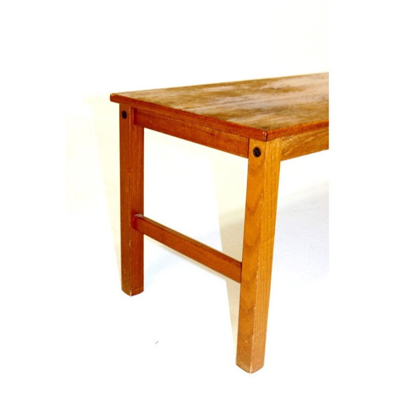 Image 1 of Banc vintage minimaliste en teck, Suède 1960