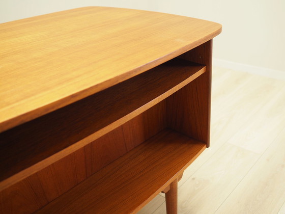 Image 1 of Bureau en teck, Design danois, 1970S, Designer : H.P. Hansen, Fabricant : Randers Møbelfabrik