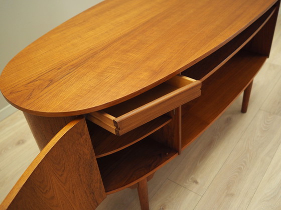 Image 1 of Bureau en teck, Design danois, 1970S, Designer : H.P. Hansen, Fabricant : Randers Møbelfabrik
