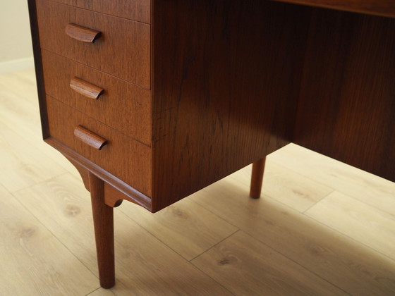 Image 1 of Bureau en teck, Design danois, 1970S, Designer : H.P. Hansen, Fabricant : Randers Møbelfabrik