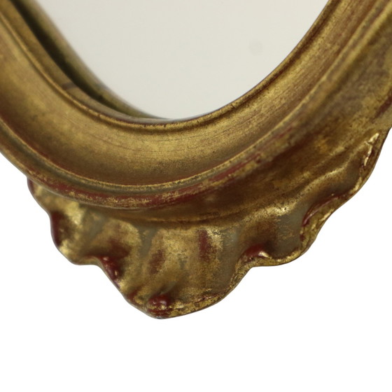 Image 1 of Miroir doré à crête de Deknudt