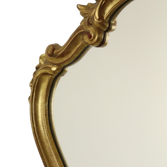 Image 1 of Miroir doré à crête de Deknudt