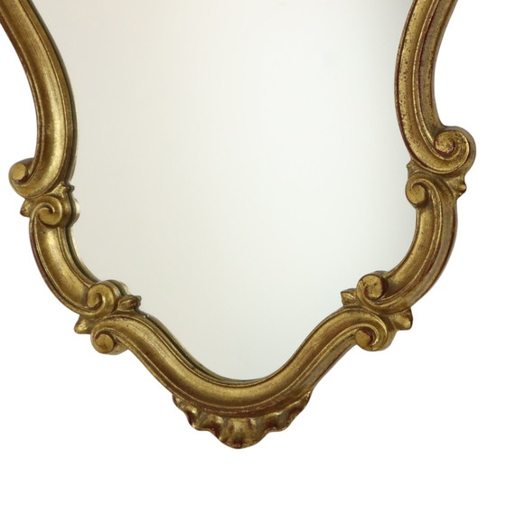 Image 1 of Miroir doré à crête de Deknudt