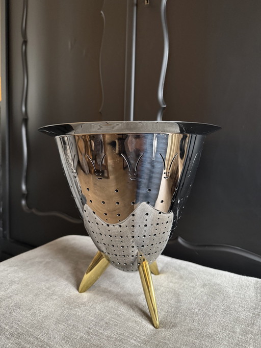 Philippe Starck For Alessi - Seau à champagne, passoire et vase