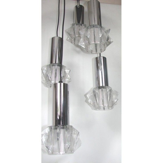 Image 1 of Lustre vintage en forme de cascade, 1970