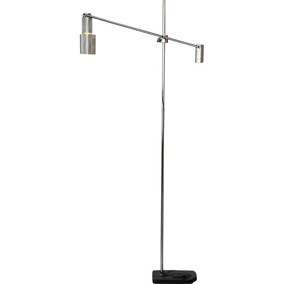 Image 1 of Lampadaire Haloprofil 8008 par Viktor Frauenknecht pour Swiss Lamps International années 70