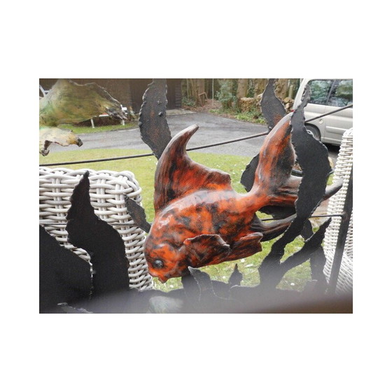 Image 1 of Décoration murale vintage en métal et céramique par Naysa, 1960