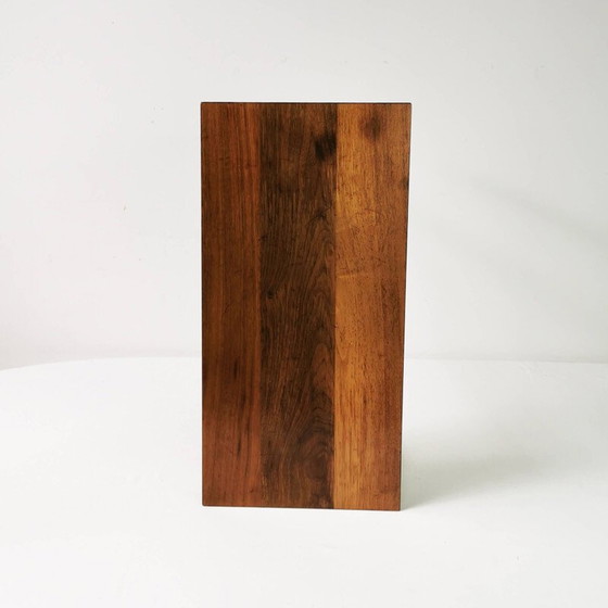 Image 1 of Table basse vintage en frêne avec rangement, Allemagne 1970