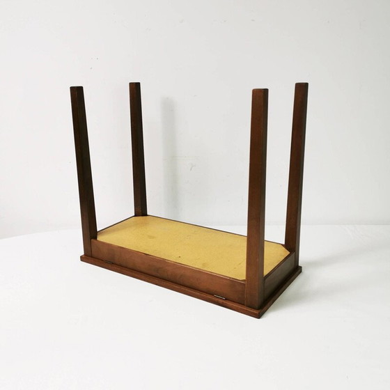 Image 1 of Table basse vintage en frêne avec rangement, Allemagne 1970