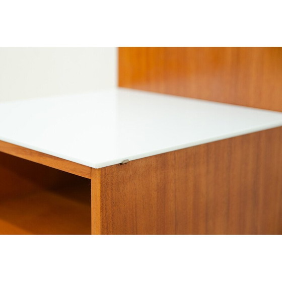 Image 1 of Table de nuit vintage en frêne et hêtre par Mojmír Požár pour Up Závody, Tchécoslovaquie 1960