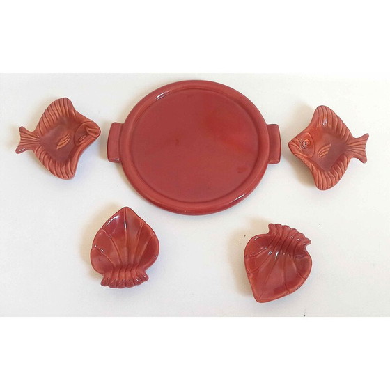 Image 1 of Serviteur en céramique vintage pour Magdalithe, 1950