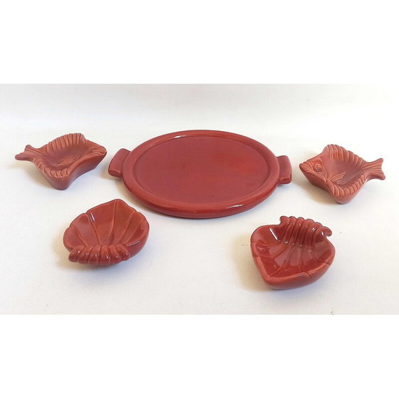 Image 1 of Serviteur en céramique vintage pour Magdalithe, 1950