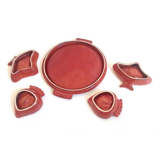 Image 1 of Serviteur en céramique vintage pour Magdalithe, 1950