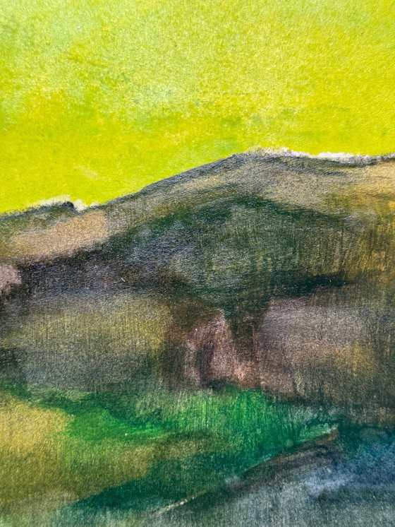 Image 1 of Diptyque de paysages, 1967. Eugène Eechaut (1928-2019)