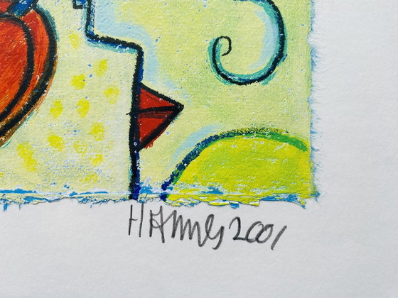 Image 1 of Hannes Kuiper - Sérigraphie colorée