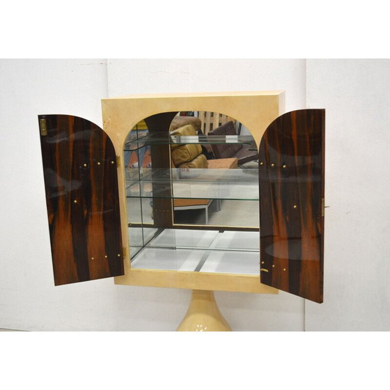 Image 1 of Meuble de bar vintage en bois de rose par Aldo Tura, Italie, années 1960