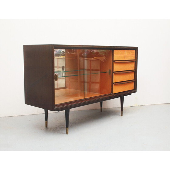 Image 1 of Buffet vintage en acajou et érable clair, 1950