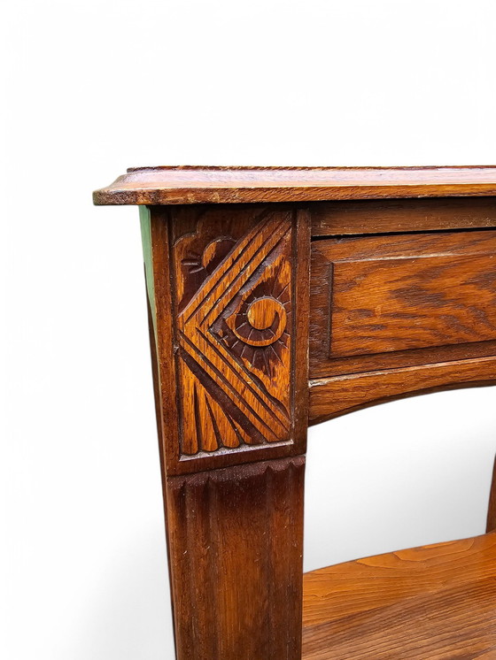 Image 1 of Table De Chevet - D'Appoint Art Déco