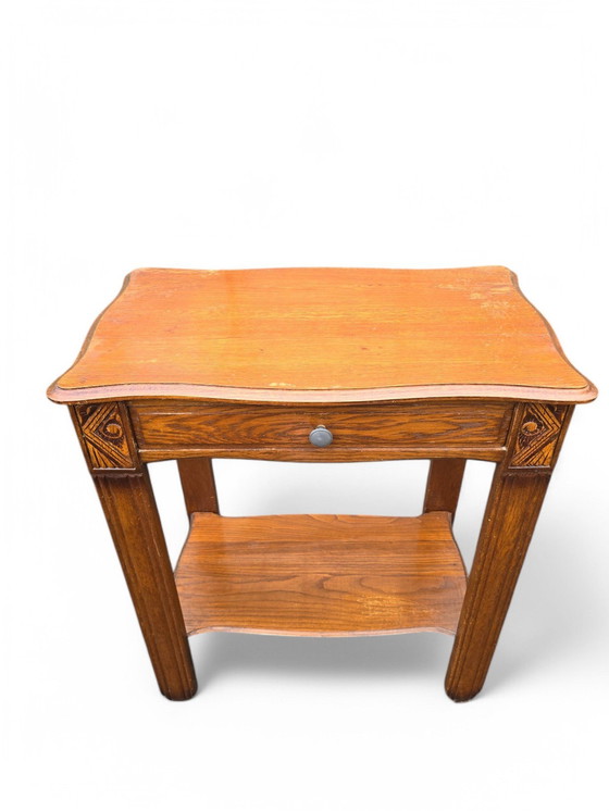 Image 1 of Table De Chevet - D'Appoint Art Déco