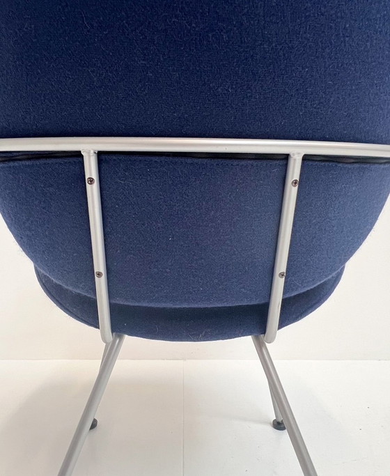 Image 1 of Fauteuil Kembo bleu foncé de W.H. Gispen (par pièce), après 2000
