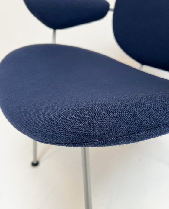 Image 1 of Fauteuil Kembo bleu foncé de W.H. Gispen (par pièce), après 2000