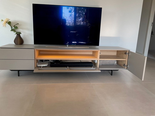 Saunaco-TV Furniture Nyro-Taupe