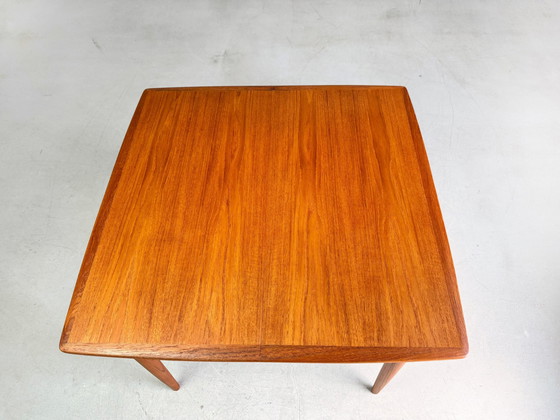 Image 1 of Original Midcentury Carlsson & Co Table de salle à manger Teck Vintage Extensible
